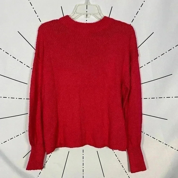 Abound Nordstrom Hot Pink Meadow Drop Shoulder Sweater - Picture 3 of 6